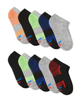 Hanes Moves Boys' No-Show Socks Pack, 10-Pack, X-Temp™ Moisture-Wicking Athletic Socks