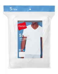 Hanes Ultimate Men's Undershirts Pack - ComfortSoft V-Neck Cotton T-Shirts - Moisture-Wicking