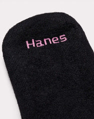 Hanes Women's Athletic Ankle Socks, Full Sole Cushion, 10-Pairs