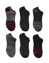 Hanes Women's Lightweight Performance No Show Socks, 6-Pairs