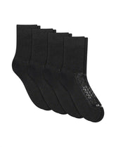 Hanes Absolute Run Men's Socks Pack, 4-Pair Pack, Heel-Shield Tab, Moisture Wicking