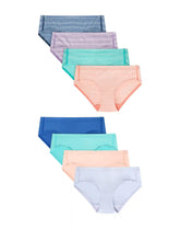 Hanes Pure Comfort Toddler Girls' Underwear Hipsters Pack, 8-Pack, Microfiber Stretch