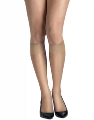 Hanes Silk Reflections Silky Sheer Knee Highs with Reinforced Toe, 2-Pairs