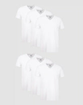 Hanes Men's Undershirt Pack, V-Neck, Moisture-Wicking Cotton with Odor Control, 6-Pack
