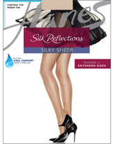 Hanes Silk Reflections Control Top Pantyhose with Sheer Toe
