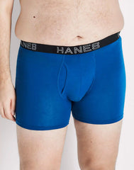 Hanes Ultimate Total Support Pouch Big Men’s Boxer Brief Underwear, Assorted, 3-Pack (Big & Tall Sizes)