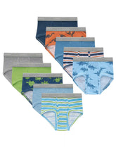 Hanes Toddler Boys' Boxer Underwear Brief, 10-Pack, Cotton