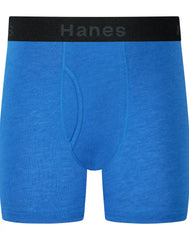 Hanes Boys’ Underwear Boxer Briefs Cotton-Stretch, 8-Pack, Moisture-Wicking