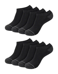 Hanes Men’s No Show Socks Pack - 8-Pack - Athletic Cushioned Socks - X-Temp Cooling - Breathable Mesh - Odor Control