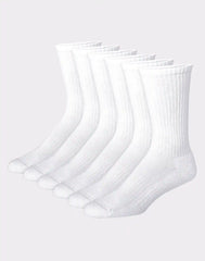 Hanes Men's Performance Cushioned Crew Socks, 6-Pack