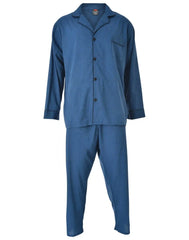 Hanes Men’s Pajama Set, Notch Collar, Woven Cotton Blend