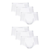 Hanes Men's White Brief Underwear, 6-Pack