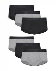 Hanes Ultimate Men's Underwear Briefs Pack - 6-Pack - ComfortSoft Cotton - Moisture-Wicking