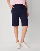 Hanes Women's French Terry Bermuda Shorts, 11"