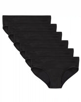 Hanes Girls' Period Underwear Hipsters, 6-Pack, Comfort, Period., Moderate Protection, Solids