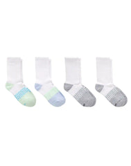 Hanes Absolute Active Girls' Crew Socks, 4-Pairs