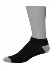 Hanes Men’s Cushioned No Show Socks Pack, 20 Pairs, Moisture Wicking
