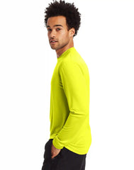 Hanes Sport Cool DRI Men's Performance Long Sleeve T-Shirt, Value 4-Pack