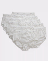 Hanes Women's Breathable Cotton Brief Underwear, White or Assorted, 10-Pack