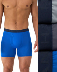 Hanes Ultimate® Comfort Sport Men's Underwear Boxer Briefs Pack – 3-Pack – X-Temp® – Moisture-Wicking Performance