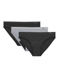 Hanes Comfort, Period. Bikini Period Underwear, Super Leaks, 3-Pack