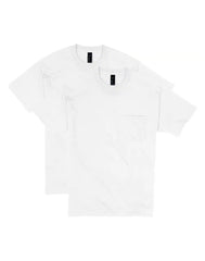 Hanes Beefy-T Unisex Pocket T-Shirt, Value 2-Pack