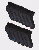 Hanes Men's X-Temp Cushioned Ankle Socks, 12-Pairs