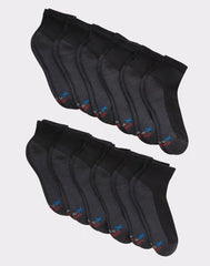 Hanes Men's X-Temp Cushioned Ankle Socks, 12-Pairs