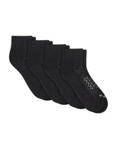 Hanes Absolute Run Men's Socks Pack, 4-Pack, Heel-Shield Tab, Moisture Wicking