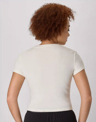 Hanes Originals SuperSoft Women's Babydoll Tee Pack - 2-Pack - Rib Viscose from Bamboo Lounge T-Shirt
