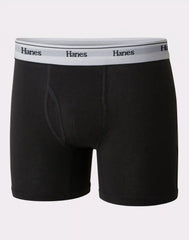 Hanes Originals Boys' Boxer Brief Underwear, Orange & Assorted, 5-Pack