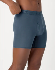Hanes Originals Men's SuperSoft Boxer Brief Underwear, Viscose from Bamboo, Assorted, 3-Pack
