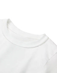 Hanes Toddler Boys' White Crewneck T Shirts Pack, 7-Pack, Cotton Tees