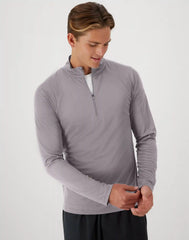 Hanes Cool DRI Men’s Quarter-Zip Pullover, 3-Pack, Moisture-Wicking
