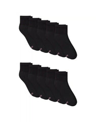 Hanes Women's Athletic Ankle Socks, Full Sole Cushion, 10-Pairs