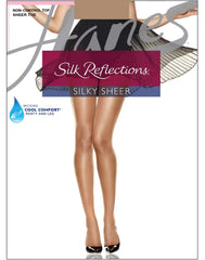 Hanes Silk Reflections Sheer Toe Pantyhose