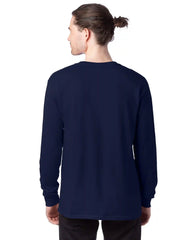 Hanes Essentials Men's Cotton Long Sleeve T-Shirt, 2-Pack
