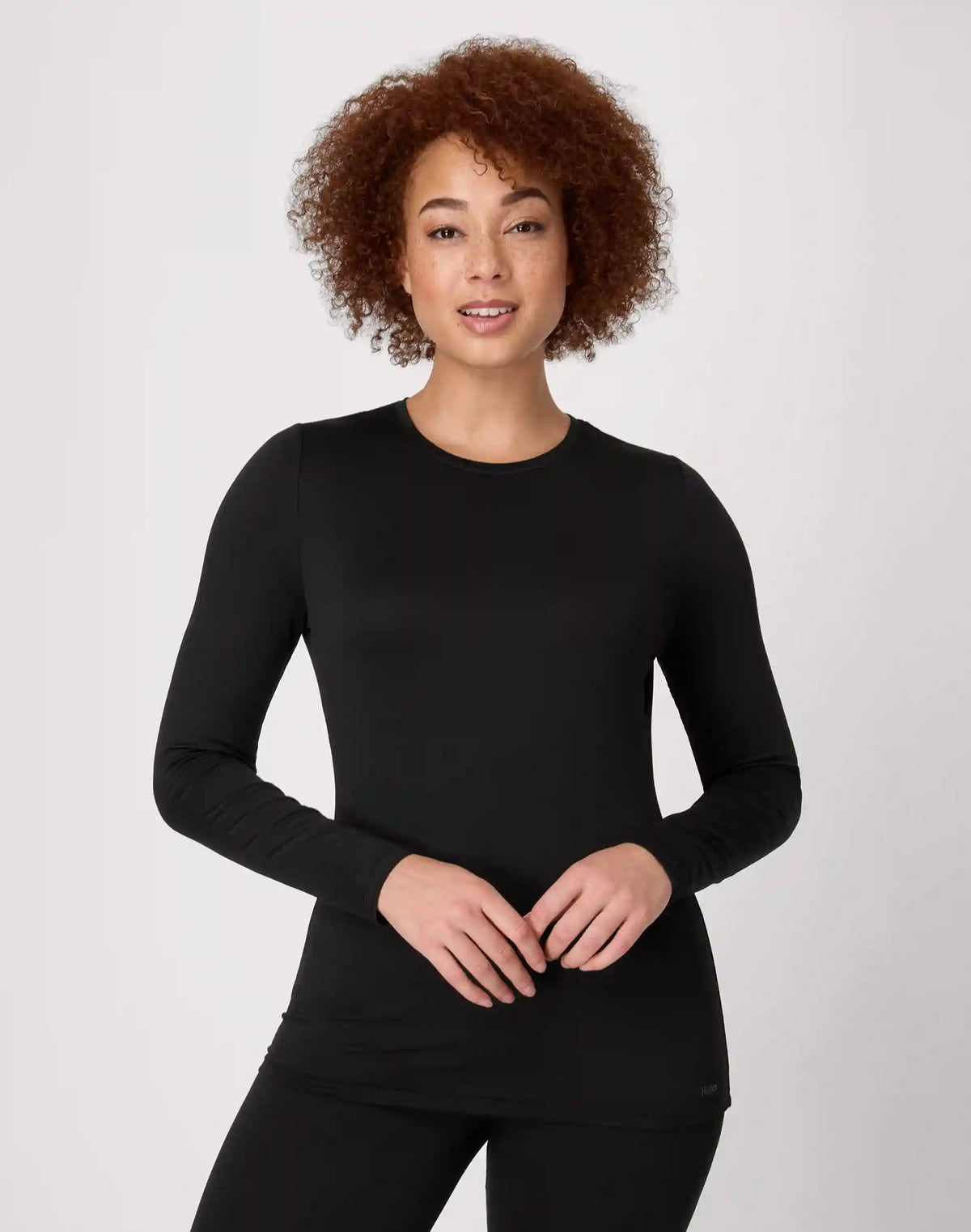 Hanes Women's Long-Sleeve Baselayer Tee, Crewneck