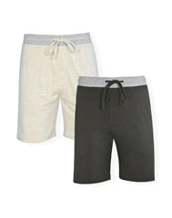 Hanes Men’s Pajama Shorts, 2-Pack French Terry Cotton