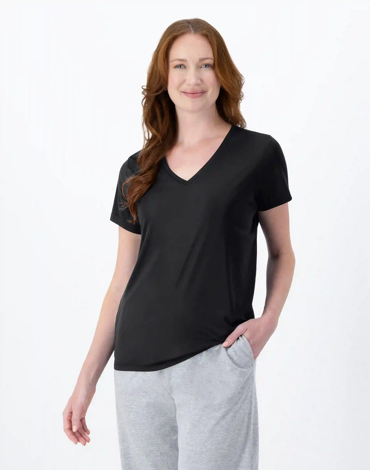 Hanes Sport Cool DRI Women's Performance V-Neck T-Shirt