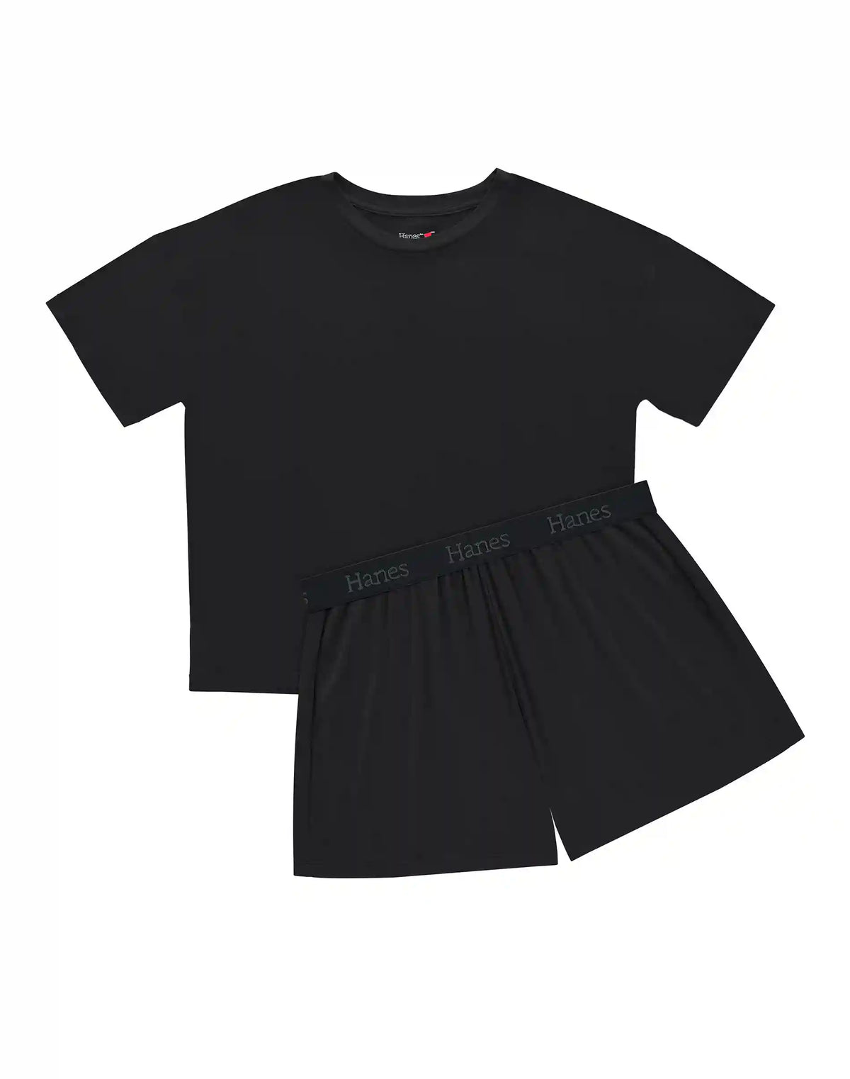 Hanes Comfywear Women's Pajama Set, Loungewear Top & Sleep Shorts