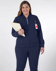 Hanes Comfort Fit Scrubs Women's Scrub Bomber Jacket