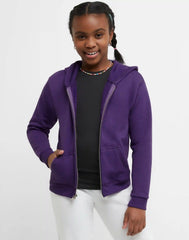 Hanes EcoSmart Girls' Full-Zip Hoodie