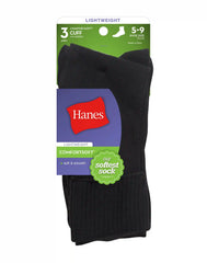 Hanes Women's ComfortSoft® Cuff Socks 3-Pack