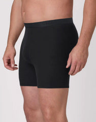 Hanes Ultimate Big Men's ComfortBlend Boxer Brief Underwear, Black/Grey, 3-Pack (Big & Tall Sizes)