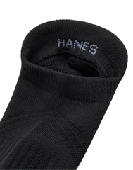 Hanes Moves Impact Zone Men's Cushioned Socks Pack, 4-Pair Pack, X-Temp, Heel-Shield, Moisture Wicking