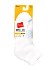 Hanes Absolute Run Women’s Ankle  Socks, 3-Pairs