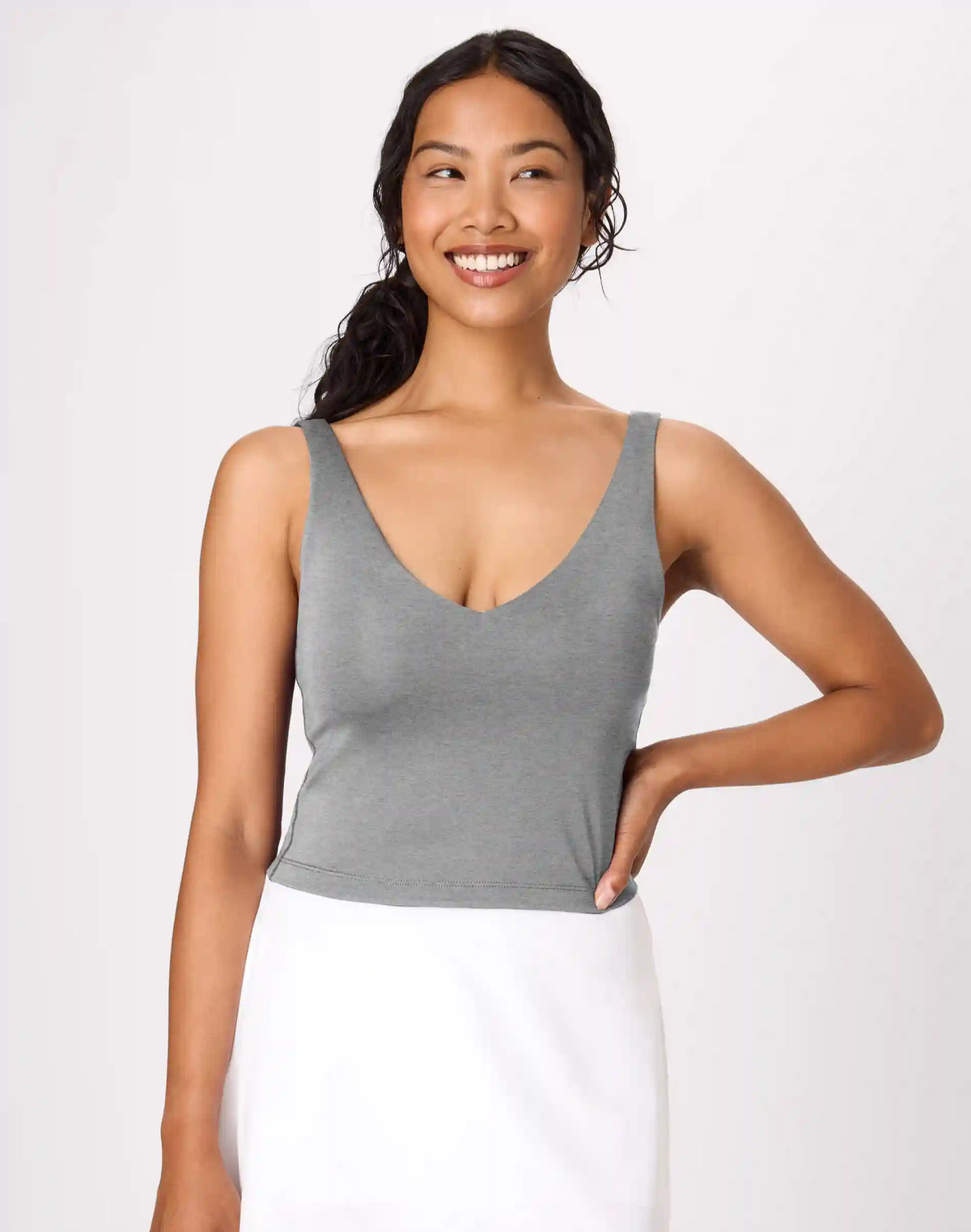 Hanes Moves Women's Padded Crop Top