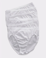 Hanes Ultimate Women's Breathable Hi-Cut Underwear, 6-Pack