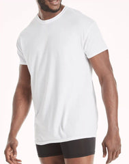 Hanes Comfort Flex Fit Men's White Modal Undershirt, 3-Pack